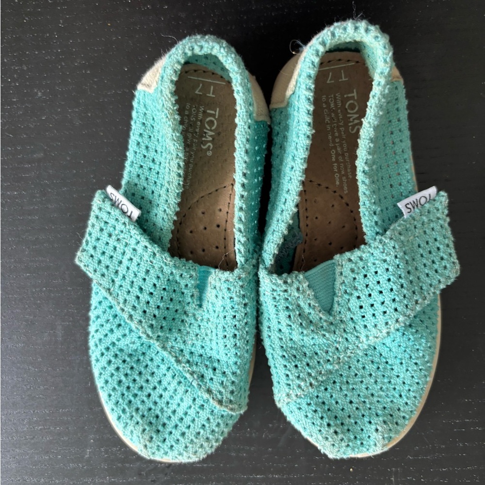 TOMS Kids' Shoes Turquoise